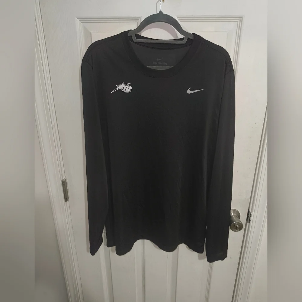 Nike Black Long Sleeve Performance Tee